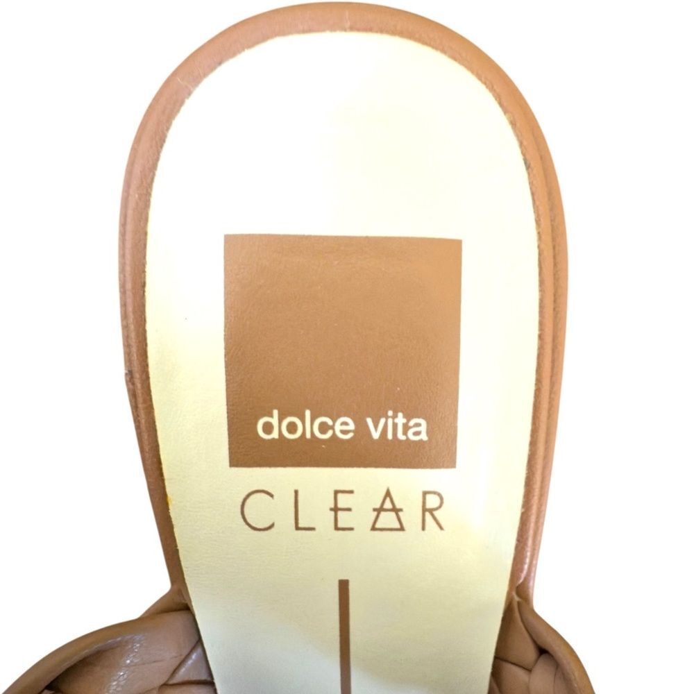 Dolce Vita Ronan Open Toe Heeled Sandals Caramel Stella. 7.5. - Picture 4 of 8